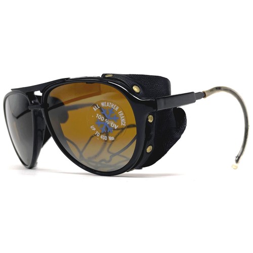 Lunettes soleil cuir - lunettes, de
