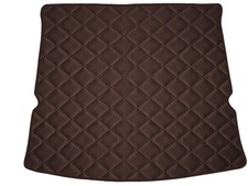 Matelassé Cuir éco MARRON Tapis coffre pour Ford SMAX II 7per 2015-…