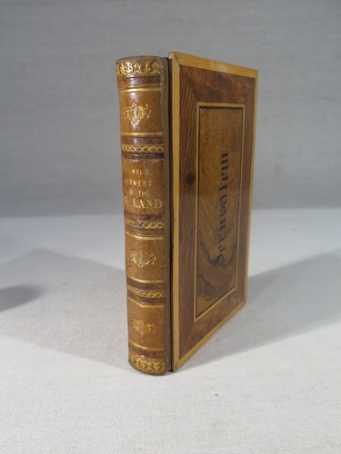 Ancien livre bois olivier - livre,