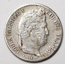 1/4 DE FRANC LOUIS-PHILIPPE 1841A PARIS