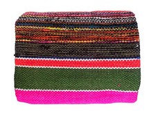 Tapis chiffon en laine à tisser à la main tapis de sol tapis de yoga vintage ...