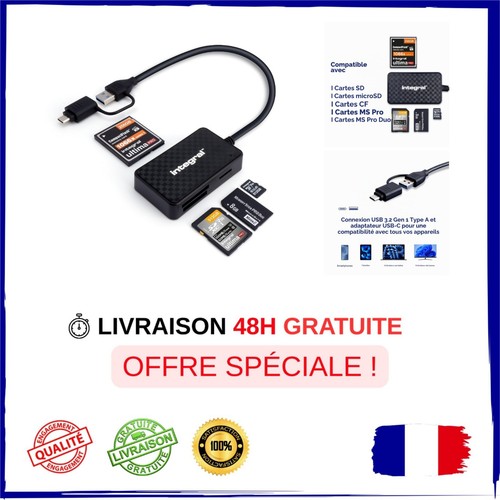 Lecteur carte mémoire 4en1 - de,