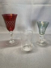 VERRE À PIED CRISTAL CISELÉ