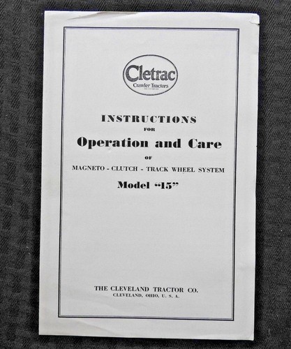 1931 1933 oliver - oliver, cletrac