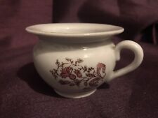 Mini pot de chambre de dînette en porcelaine décor fleuri