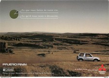 Automobiles - Mitsubishi - 4x4 - Pajero Pinin - Carte Publicitaire - Carte Neuve