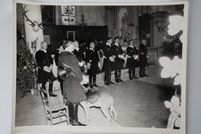 PHOTO Argentique		chasse à courre vénerie cheval	18X24cm	1970