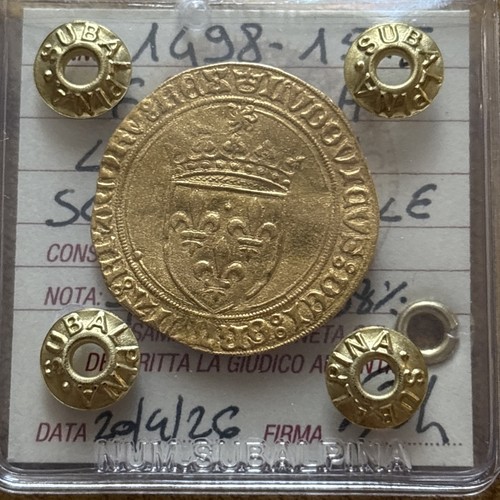 Moneta oro francia scudo del - oro,