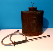 ANCIEN PULVERISATEUR DE JARDIN EN CUIVRE - VERMOREL  Villefranche