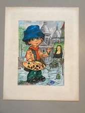 AQUARELLE PAPIER SIGNÉE