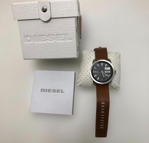 Diesel wristwatch leather - diesel,