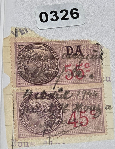0326 lot timbres fiscaux - 2,