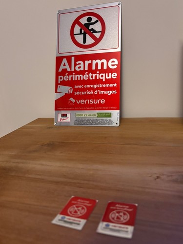 Plaque verisure alarme x - verisure,