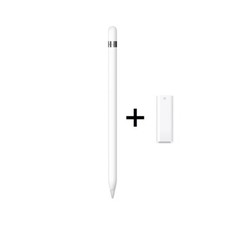 APPLE PENCIL 1 + ADAPTER USB-C, ORIGINAL CRAYON APPLE STYLET STYLUS iPAD PRO