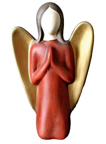 Ange prière céramique - ange,