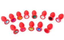 ROSEBUD ROUGE SILICONE PLUG ANAL BIJOU INTIME SEXTOY SEX TOY FEMME GAY HOMME