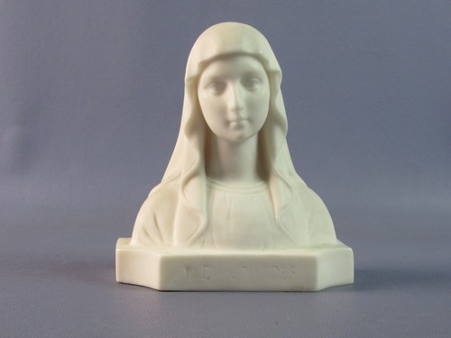 Statue madonna marbre - en,