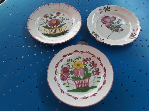 Lot assiettes llettes - 3,