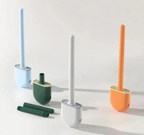 Brosse toilette silicone - brosse,