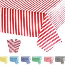 Lot nappes en plastique - de,