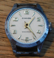 POUR PIECES vintage MONTRE SUISSE CIMIER mécanique SWISS MADE watch SHOCKPROOF