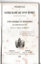 TOLRA DE BORDAS- PELERINAGE A NOTRE DAME DE FONT-ROMEU-LIVRE ANCIEN