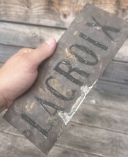 Christian Lacroix Paris Plaque