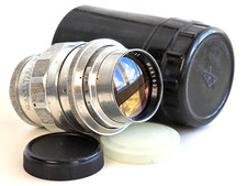 Jupiter-11 135 mm F/4, argent ! Objectif URSS pour Zenit, Pentax. Monture M42 !