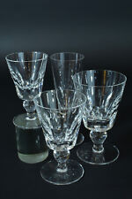 St Louis modèle Jersey 1 verre à vin H 11cm Cristal taillé Paquebot France Glass