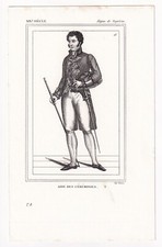 Aide des Cérémonies Napoléon Bonaparte Premier Empire 1846 Uniforme Costume