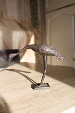 échassier en bronze sculpture bronze  decoration