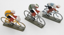 Lot 3 petit CYCLISTE STARLUX miniature jouet SALZA COFALU vélo ancien vintage