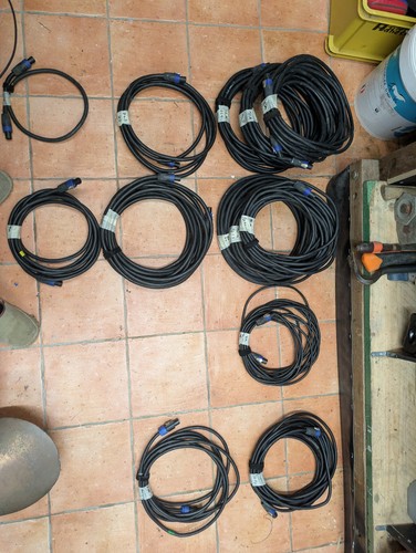 Lot cables speakon - lot,