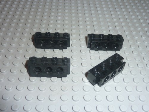 Lego black technic - black, brick