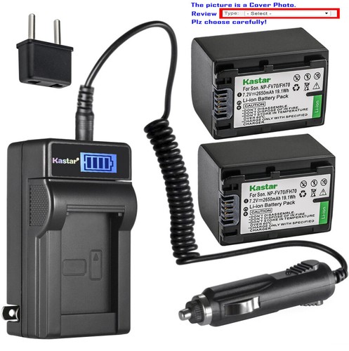 Kastar battery lcd charger - kastar, ac