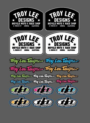 Kit autocollants troy lee - 20,