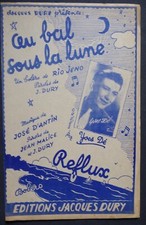 partition AU BAL SOUS LA LUNE - REFLUX -  bolero - orchestre
