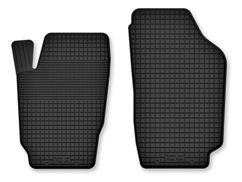 Tapis avant caoutchouc - , bac