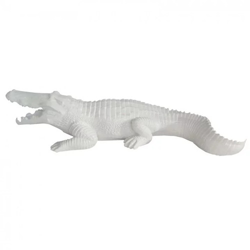 Statue résine crocodile - en,