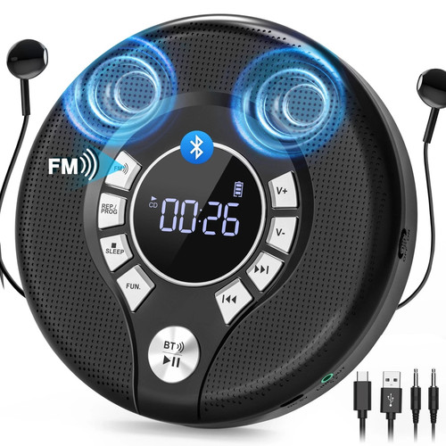 Greadio portable bluetooth - bluetooth, cd
