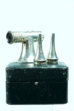 Ancien étui Otoscope Arnold & Sons ORL oreille  médecine 19 ème Médical Etui