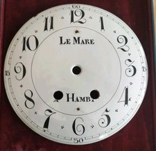 Horlogerie Horloge Comtoise , cadran  Pour Mouvement Lanterne Ø 25,5 Cm REF CAL1