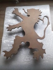 Blason au Lion blason des Flandre véritable bronze reconstituée artisanale