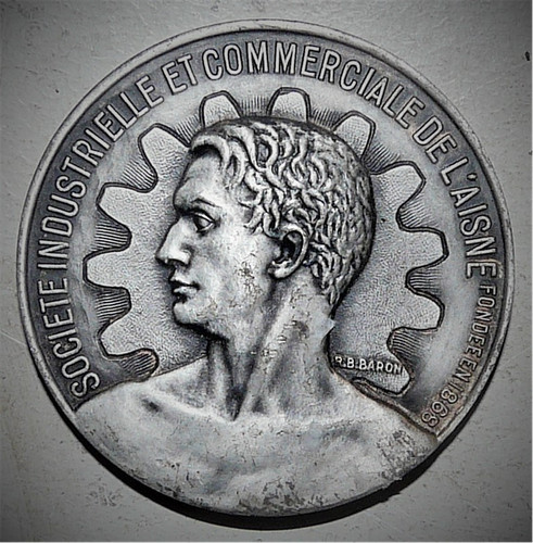 Medaille metal couleur - metal,