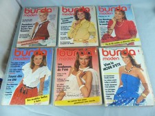 BURDA MODEN lot de 12 anciens