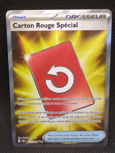 Carte pokemon carton - carte, rouge