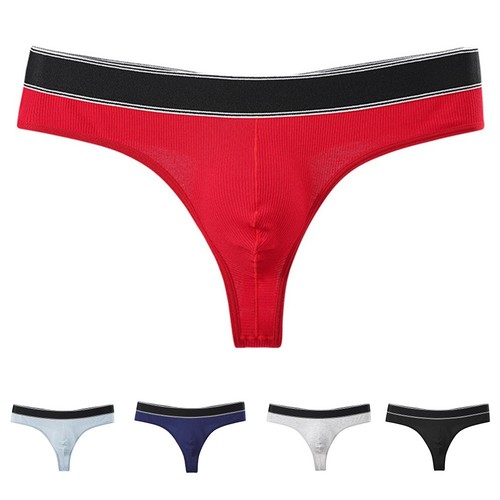 String côtelé taille basse - string, g