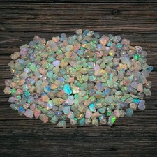 Lot brut 200 carats opale multi feu éthiopienne Welo naturelle non traitée...