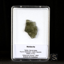 Moldavite de 2,72 g Tectite