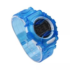Montre bleu enfant bracelet caoutchouc réglable garcon